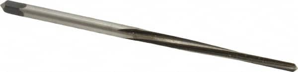 Made in USA - #5/0 Pin, 0.0966" Diam, 0.0719" Small End, 7/64" Diam Straight Shank, 1-3/16" Flute, Taper Pin Reamer - USA Tool & Supply