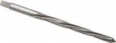 Made in USA - #2/0 Pin, 0.1462" Diam, 0.1137" Small End, 5/32" Diam Straight Shank, 1-9/16" Flute, Taper Pin Reamer - USA Tool & Supply