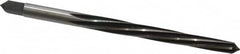 Made in USA - #2 Pin, 0.2008" Diam, 0.1605" Small End, 13/64" Diam Straight Shank, 1-15/16" Flute, Taper Pin Reamer - USA Tool & Supply