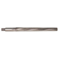 Alvord Polk - #10 Pin, 0.7216" Diam, 0.5799" Small End, 5/8" Diam Straight Shank, 6-13/16" Flute, Taper Pin Reamer - USA Tool & Supply