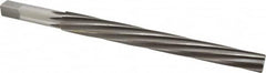 Made in USA - #11 Pin, 0.878" Diam, 0.706" Small End, 3/4" Diam Straight Shank, 8-1/4" Flute, Taper Pin Reamer - USA Tool & Supply