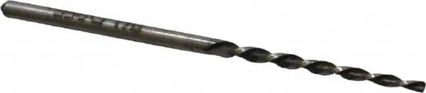 Made in USA - #7/0 Pin, 0.0666" Diam, 0.0497" Small End, 5/64" Diam Straight Shank, 13/16" Flute, Taper Pin Reamer - USA Tool & Supply