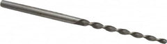 Made in USA - #6/0 Pin, 0.0806" Diam, 0.0611" Small End, 3/32" Diam Straight Shank, 15/16" Flute, Taper Pin Reamer - USA Tool & Supply