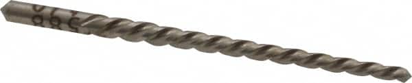 Made in USA - #4/0 Pin, 0.1142" Diam, 0.0869" Small End, 1/8" Diam Straight Shank, 1-5/16" Flute, Taper Pin Reamer - USA Tool & Supply