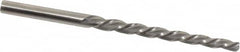 Made in USA - #0 Pin, 0.1638" Diam, 0.1287" Small End, 11/64" Diam Straight Shank, 1-11/16" Flute, Taper Pin Reamer - USA Tool & Supply