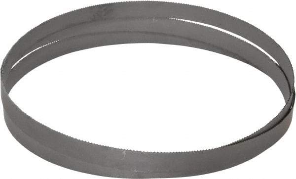 Starrett - 14 to 18 TPI, 5' 4-1/2" Long x 1/2" Wide x 0.025" Thick, Welded Band Saw Blade - Bi-Metal, Toothed Edge, Raker Tooth Set, Contour Cutting - USA Tool & Supply