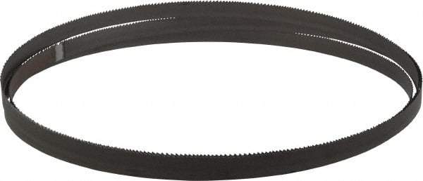 Starrett - 10 to 14 TPI, 7' 9" Long x 1/2" Wide x 0.025" Thick, Welded Band Saw Blade - Bi-Metal, Toothed Edge, Raker Tooth Set, Contour Cutting - USA Tool & Supply