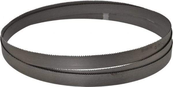 Starrett - 10 to 14 TPI, 7' 9" Long x 3/4" Wide x 0.035" Thick, Welded Band Saw Blade - Bi-Metal, Toothed Edge, Raker Tooth Set, Contour Cutting - USA Tool & Supply