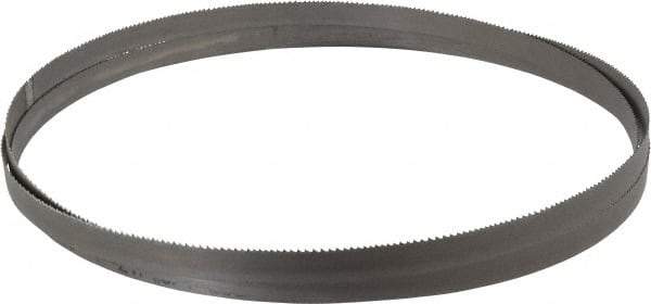 Starrett - 10 to 14 TPI, 7' 9-1/2" Long x 1/2" Wide x 0.025" Thick, Welded Band Saw Blade - Bi-Metal, Toothed Edge, Raker Tooth Set, Contour Cutting - USA Tool & Supply