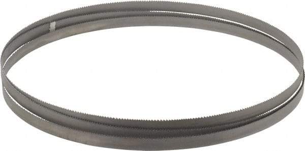 Starrett - 10 to 14 TPI, 8' 11" Long x 1/2" Wide x 0.025" Thick, Welded Band Saw Blade - Bi-Metal, Toothed Edge, Raker Tooth Set, Contour Cutting - USA Tool & Supply
