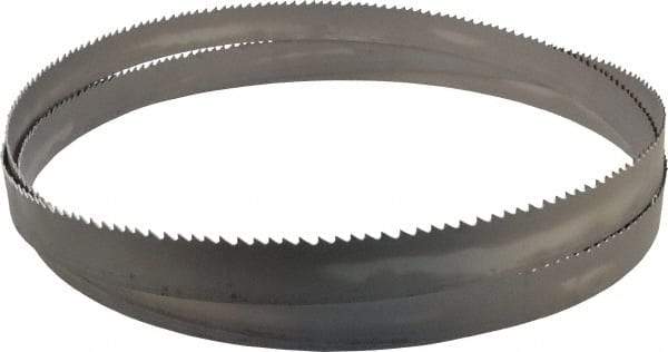 Starrett - 3 to 4 TPI, 12' 6" Long x 1-1/4" Wide x 0.042" Thick, Welded Band Saw Blade - Bi-Metal, Toothed Edge, Raker Tooth Set, Contour Cutting - USA Tool & Supply