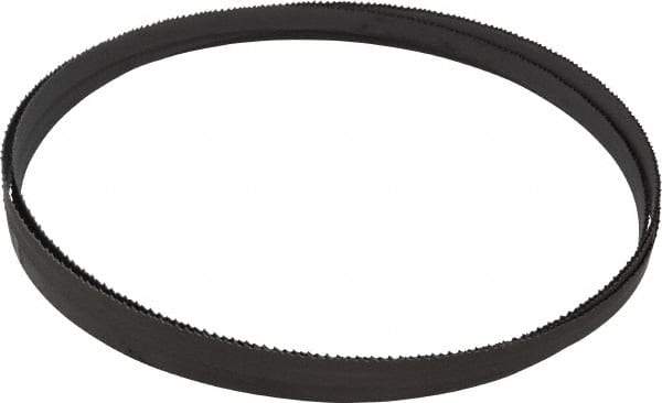 Starrett - 8 to 12 TPI, 12' 6" Long x 1/2" Wide x 0.025" Thick, Welded Band Saw Blade - Bi-Metal, Toothed Edge, Raker Tooth Set, Contour Cutting - USA Tool & Supply