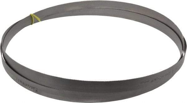 Starrett - 10 to 14 TPI, 13' 6" Long x 1" Wide x 0.035" Thick, Welded Band Saw Blade - Bi-Metal, Toothed Edge, Raker Tooth Set, Contour Cutting - USA Tool & Supply