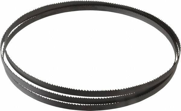 Starrett - 8 to 12 TPI, 6' 8" Long x 3/8" Wide x 0.025" Thick, Welded Band Saw Blade - Bi-Metal, Toothed Edge, Raker Tooth Set, Contour Cutting - USA Tool & Supply