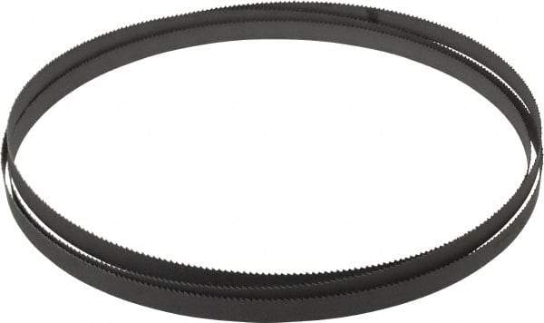 Starrett - 10 TPI, 7' 9" Long x 1/2" Wide x 0.02" Thick, Welded Band Saw Blade - Bi-Metal, Toothed Edge, Raker Tooth Set, Contour Cutting - USA Tool & Supply