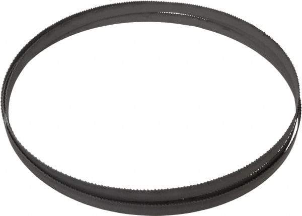 Starrett - 10 to 14 TPI, 7' 9" Long x 1/2" Wide x 0.035" Thick, Welded Band Saw Blade - Bi-Metal, Toothed Edge, Raker Tooth Set, Contour Cutting - USA Tool & Supply