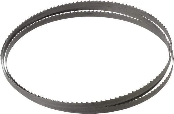 Starrett - 4 TPI, 7' 9-1/2" Long x 1/2" Wide x 0.025" Thick, Welded Band Saw Blade - Bi-Metal, Toothed Edge, Raker Tooth Set, Contour Cutting - USA Tool & Supply