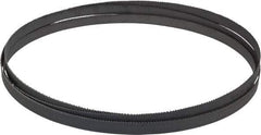 Starrett - 10 to 14 TPI, 7' 9-1/2" Long x 1/2" Wide x 0.035" Thick, Welded Band Saw Blade - Bi-Metal, Toothed Edge, Raker Tooth Set, Contour Cutting - USA Tool & Supply