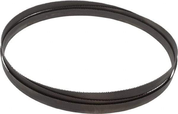 Starrett - 10 to 14 TPI, 9' 7-1/2" Long x 3/4" Wide x 0.035" Thick, Welded Band Saw Blade - Bi-Metal, Toothed Edge, Raker Tooth Set, Contour Cutting - USA Tool & Supply