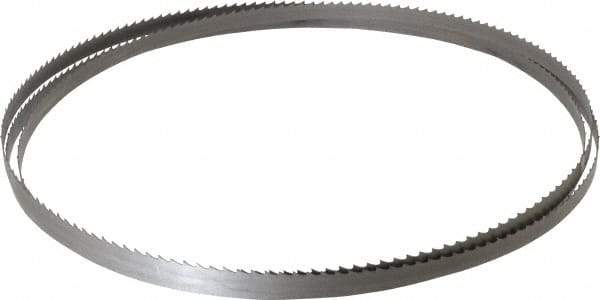 Starrett - 4 TPI, 10' Long x 1/2" Wide x 0.025" Thick, Welded Band Saw Blade - Bi-Metal, Toothed Edge, Raker Tooth Set, Contour Cutting - USA Tool & Supply