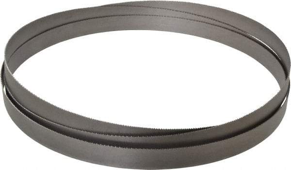 Starrett - 10 to 14 TPI, 11' 5" Long x 1" Wide x 0.035" Thick, Welded Band Saw Blade - Bi-Metal, Toothed Edge, Raker Tooth Set, Contour Cutting - USA Tool & Supply