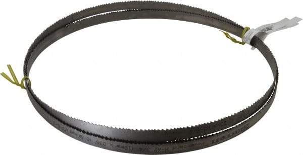 Starrett - 5 to 8 TPI, 11' 5" Long x 3/4" Wide x 0.035" Thick, Welded Band Saw Blade - Bi-Metal, Toothed Edge, Raker Tooth Set, Contour Cutting - USA Tool & Supply