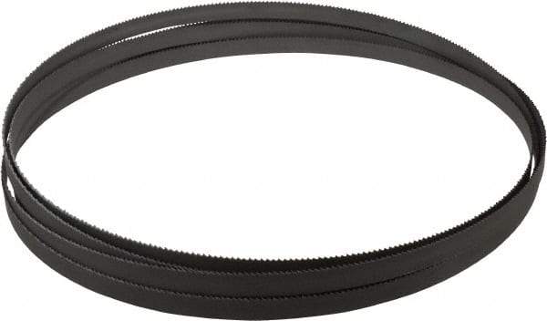 Starrett - 10 TPI, 14' 9" Long x 1/2" Wide x 0.035" Thick, Welded Band Saw Blade - Bi-Metal, Toothed Edge, Raker Tooth Set, Contour Cutting - USA Tool & Supply