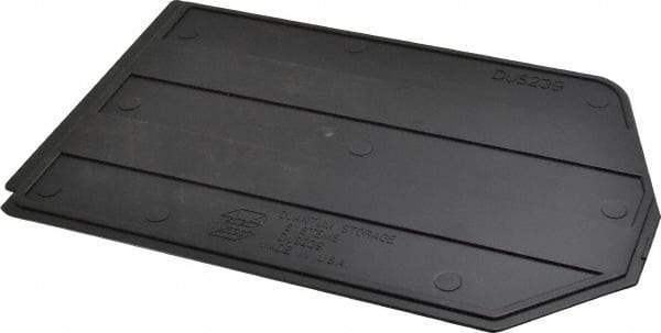 Quantum Storage - 10.8" Wide x 7" High, Black Bin Divider - Use with Bin QUS239 - USA Tool & Supply