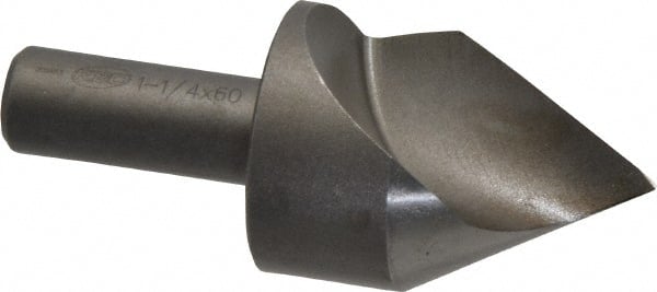 Keo - 1-1/4" Head Diam, 1/2" Shank Diam, 1 Flute 60° High Speed Steel Countersink - USA Tool & Supply