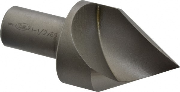 Keo - 1-1/2" Head Diam, 3/4" Shank Diam, 1 Flute 60° High Speed Steel Countersink - USA Tool & Supply