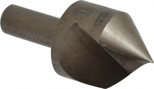 Keo - 1-1/4" Head Diam, 1/2" Shank Diam, 1 Flute 82° High Speed Steel Countersink - USA Tool & Supply