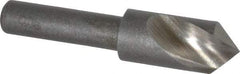 Keo - 3/8" Head Diam, 1/4" Shank Diam, 1 Flute 90° High Speed Steel Countersink - Bright Finish, 1-3/4" OAL, Single End, Straight Shank, Right Hand Cut - USA Tool & Supply