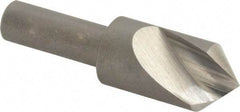 Keo - 5/8" Head Diam, 3/8" Shank Diam, 1 Flute 90° High Speed Steel Countersink - Bright Finish, 2-1/4" OAL, Single End, Straight Shank, Right Hand Cut - USA Tool & Supply