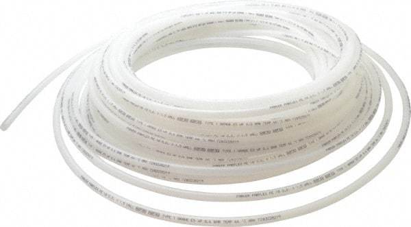 Parker - 10mm OD, 100' Long, Polyethylene Tube - Natural, -80 to 150°F - USA Tool & Supply