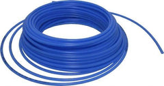 Parker - 11/64" ID x 1/4" OD, 0.04" Wall Thickness, 100' Long, Polyethylene Tube - Blue, 120 Max psi, -80 to 150°F - USA Tool & Supply