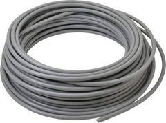 Parker - 1/4" ID x 3/8" OD, 1/16" Wall Thickness, 100' Long, Polyethylene Tube - Gray, 125 Max psi, -80 to 150°F - USA Tool & Supply