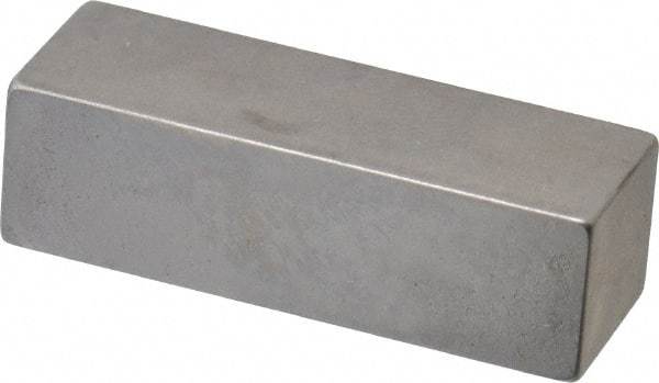 Mitutoyo - 0.4" Rectangular Steel Gage Block - Accuracy Grade 0, Includes Certificate of Inspection - USA Tool & Supply