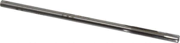 Made in USA - 1/4" Carbide-Tipped 4 Flute Chucking Reamer - Straight Flute, 15/64" Straight Shank, 1-1/2" Flute Length, 6" OAL - USA Tool & Supply
