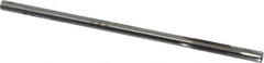 Made in USA - 1/4" Carbide-Tipped 4 Flute Chucking Reamer - Straight Flute, 15/64" Straight Shank, 1-1/2" Flute Length, 6" OAL - USA Tool & Supply
