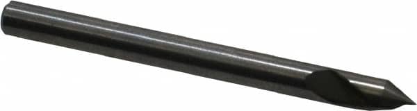 M.A. Ford - 1/8" Head Diam, 1/8" Shank Diam, 1 Flute 60° Solid Carbide Countersink - USA Tool & Supply