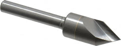 M.A. Ford - 1/2" Head Diam, 1/4" Shank Diam, 1 Flute 60° Solid Carbide Countersink - USA Tool & Supply