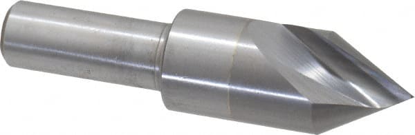 M.A. Ford - 3/4" Head Diam, 1/2" Shank Diam, 1 Flute 60° Solid Carbide Countersink - USA Tool & Supply