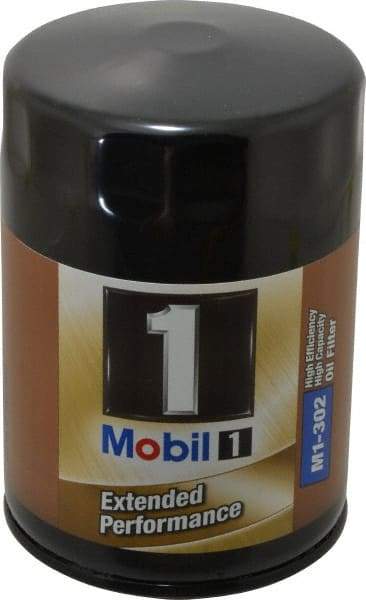 Mobil - Automotive Oil Filter - AC Delco PF1218, Fram PH5 - Fram PH5, Mobil M1-302, Purolator L34631, Wix 51060 - USA Tool & Supply