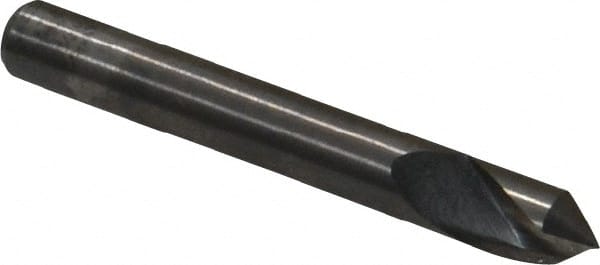 M.A. Ford - 1/4" Head Diam, 1/4" Shank Diam, 1 Flute 82° Solid Carbide Countersink - USA Tool & Supply