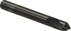 M.A. Ford - 1/4" Head Diam, 1/4" Shank Diam, 1 Flute 82° Solid Carbide Countersink - USA Tool & Supply