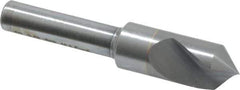 M.A. Ford - 3/8" Head Diam, 1/4" Shank Diam, 1 Flute 90° Solid Carbide Countersink - Bright Finish, 2" OAL, 0.06" Nose Diam, Single End, Straight Shank, Right Hand Cut - USA Tool & Supply