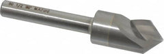 M.A. Ford - 1/2" Head Diam, 1/4" Shank Diam, 1 Flute 90° Solid Carbide Countersink - USA Tool & Supply