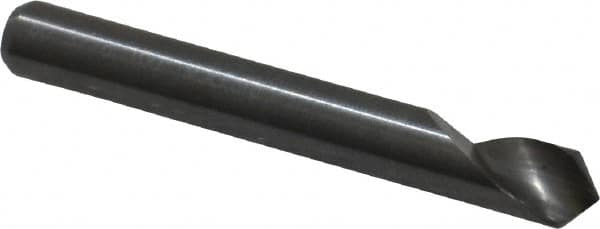M.A. Ford - 3/16" Head Diam, 3/16" Shank Diam, 1 Flute 100° Solid Carbide Countersink - USA Tool & Supply