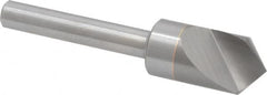 M.A. Ford - 1/2" Head Diam, 1/4" Shank Diam, 1 Flute 100° Solid Carbide Countersink - USA Tool & Supply