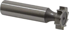 Keo - 3/4" Diam x 3/16" Face Width, High Speed Steel, 10 Teeth, Shank Connection Woodruff Keyseat Cutter - Uncoated, 2-3/16" OAL x 1/2" Shank, Straight Teeth, ANSI 606, Old Standard 9 - USA Tool & Supply
